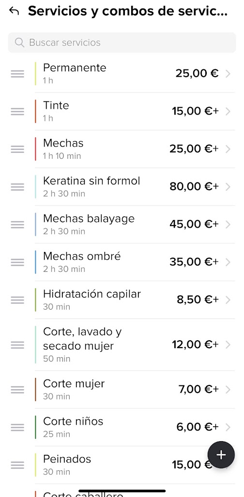 Peluqueria Latina Unisex DODAGA " Belleza a tu Alcance " — Carta