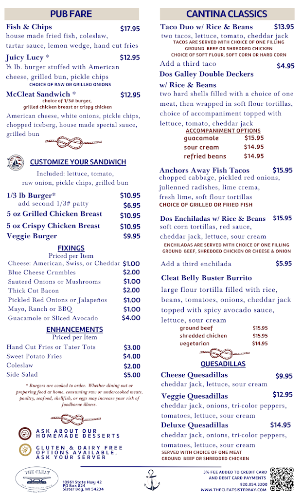  The Cleat Restaurant