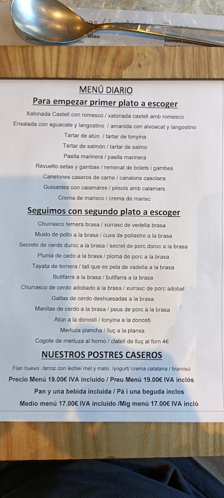 El Castell Blau — Carta