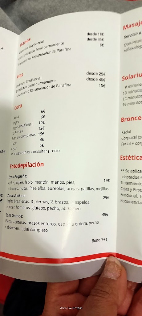 Secrets Estetic Club — Carta
