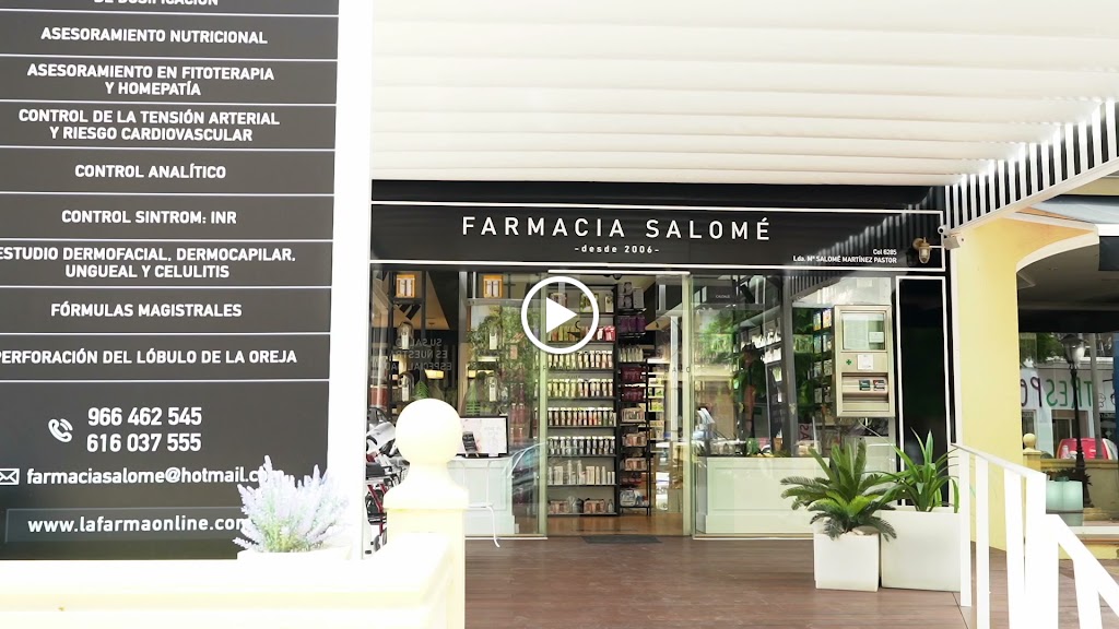 Farmacia-Ortopedia Javea Ma Salome Martinez Pastor — Del propietario