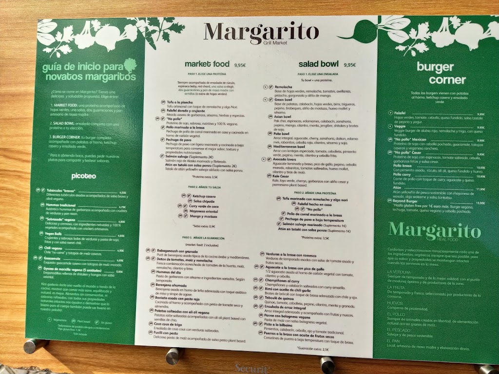 Margarito — Carta