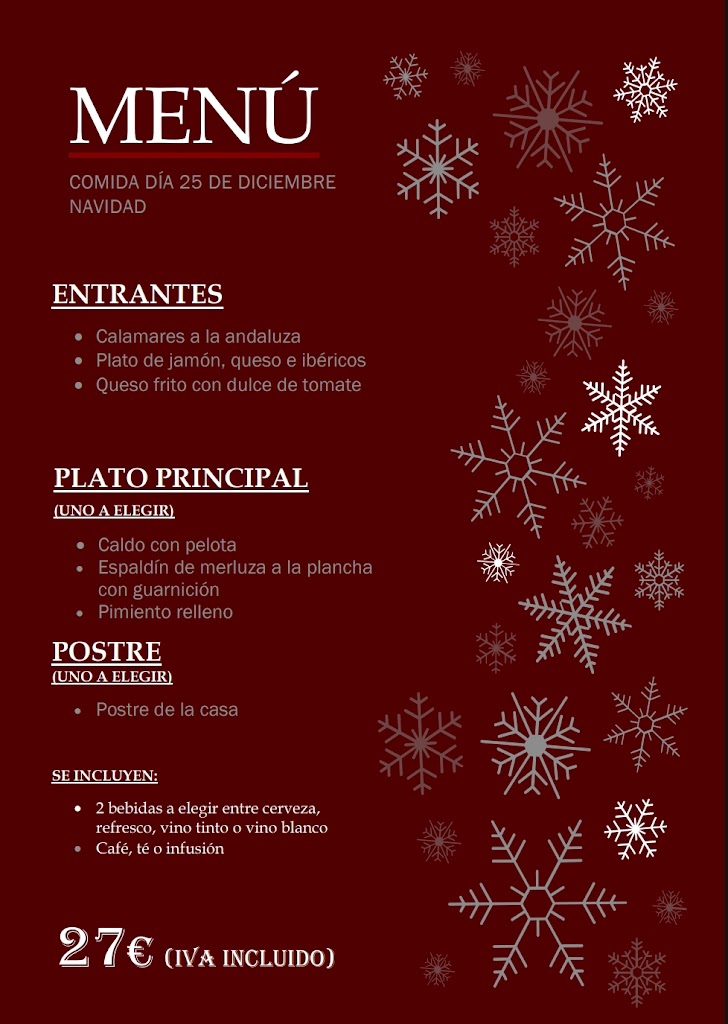 Primitivo de Aspe Casino — Carta