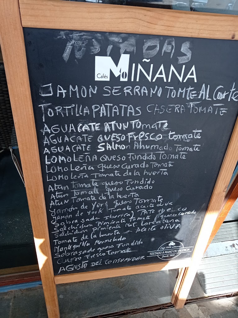 Cafeteria Teatro — Carta