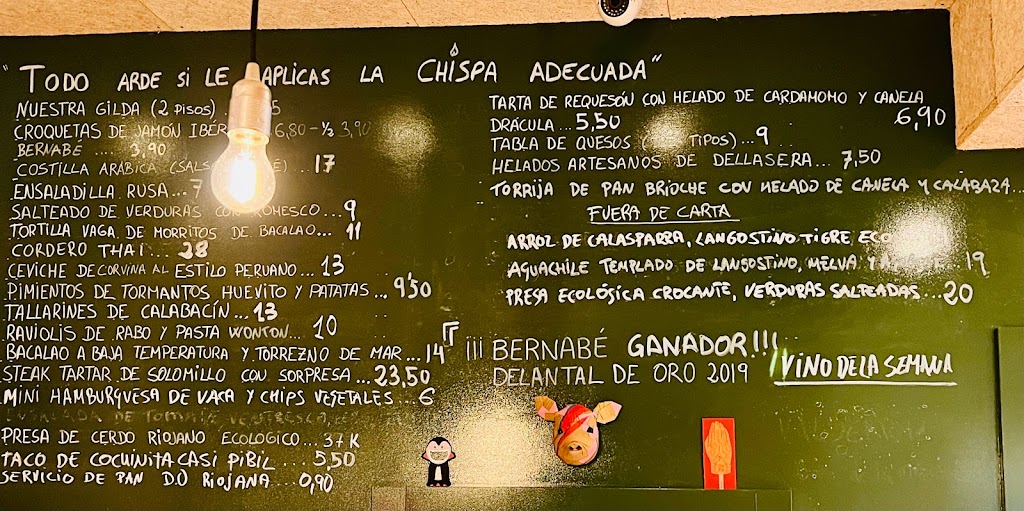 La Chispa Adecuada — Carta
