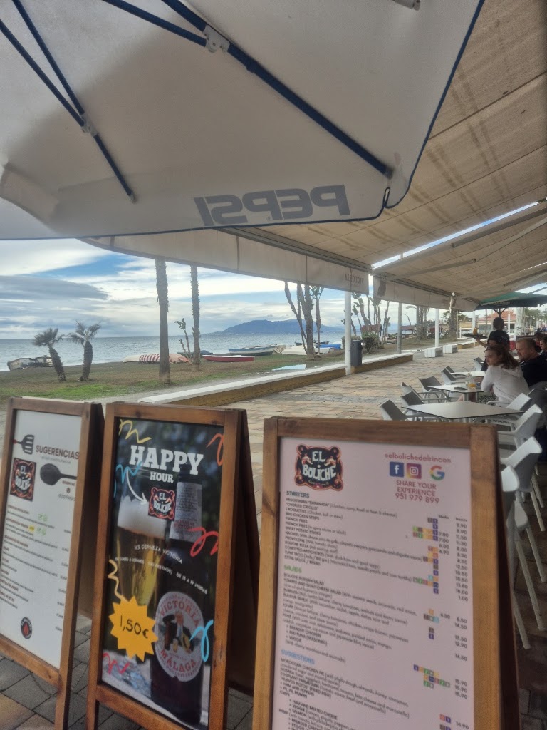 Restaurante El Boliche — Carta
