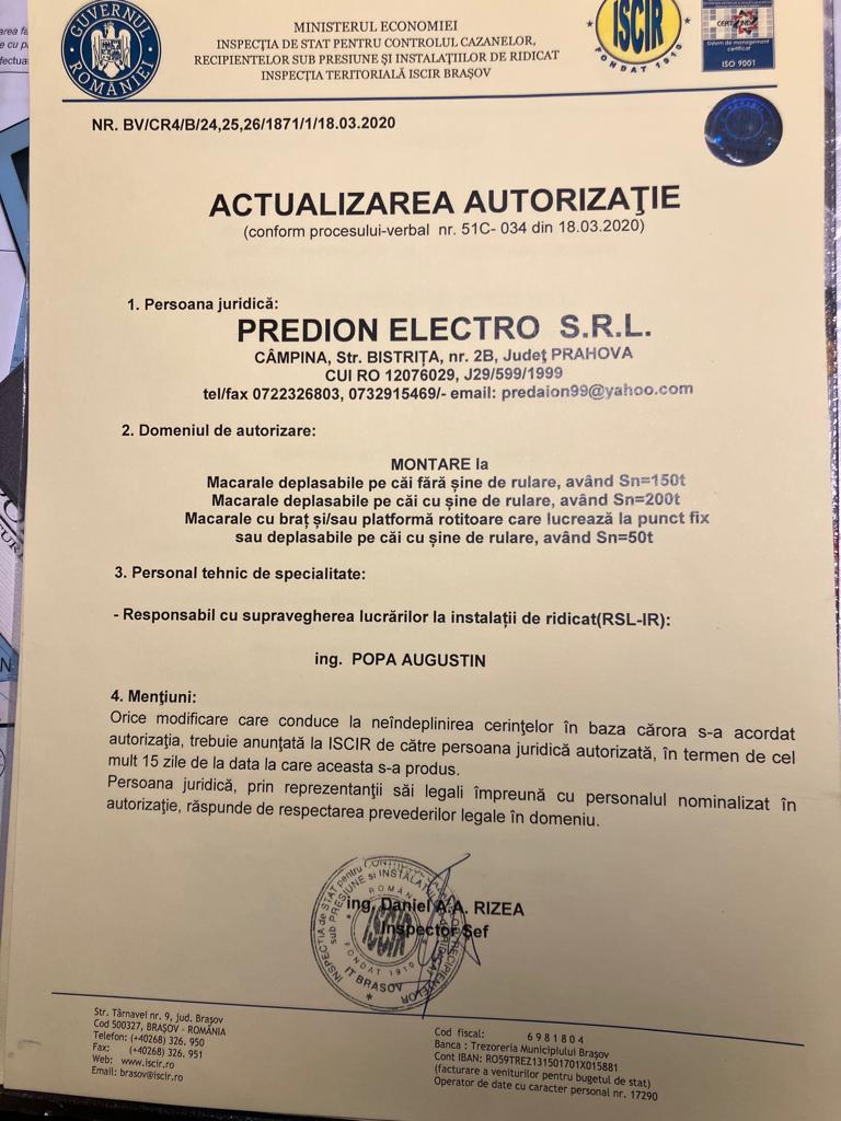 Macarale - Predion Electro — Del propietario