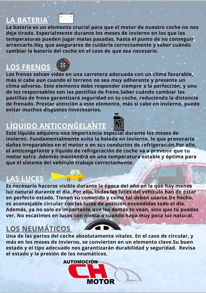 Automocion ch motor — Del propietario