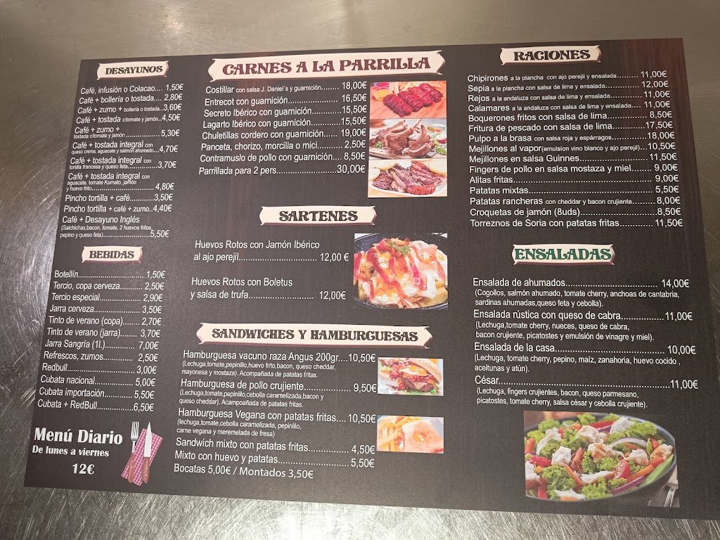 Taberna 4 m — Carta