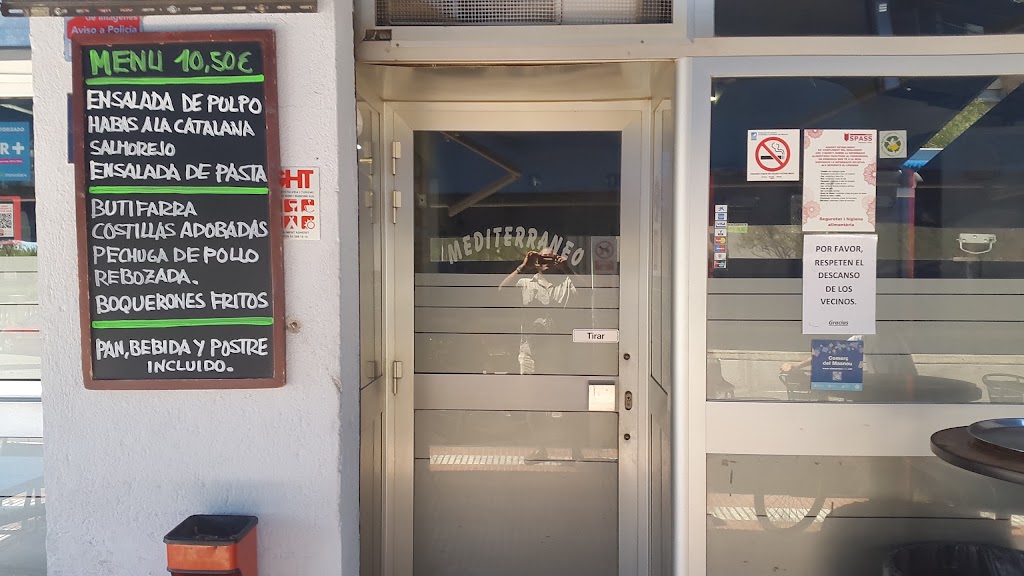 Cerveseria Bar Restaurant Mediterraneo — Carta