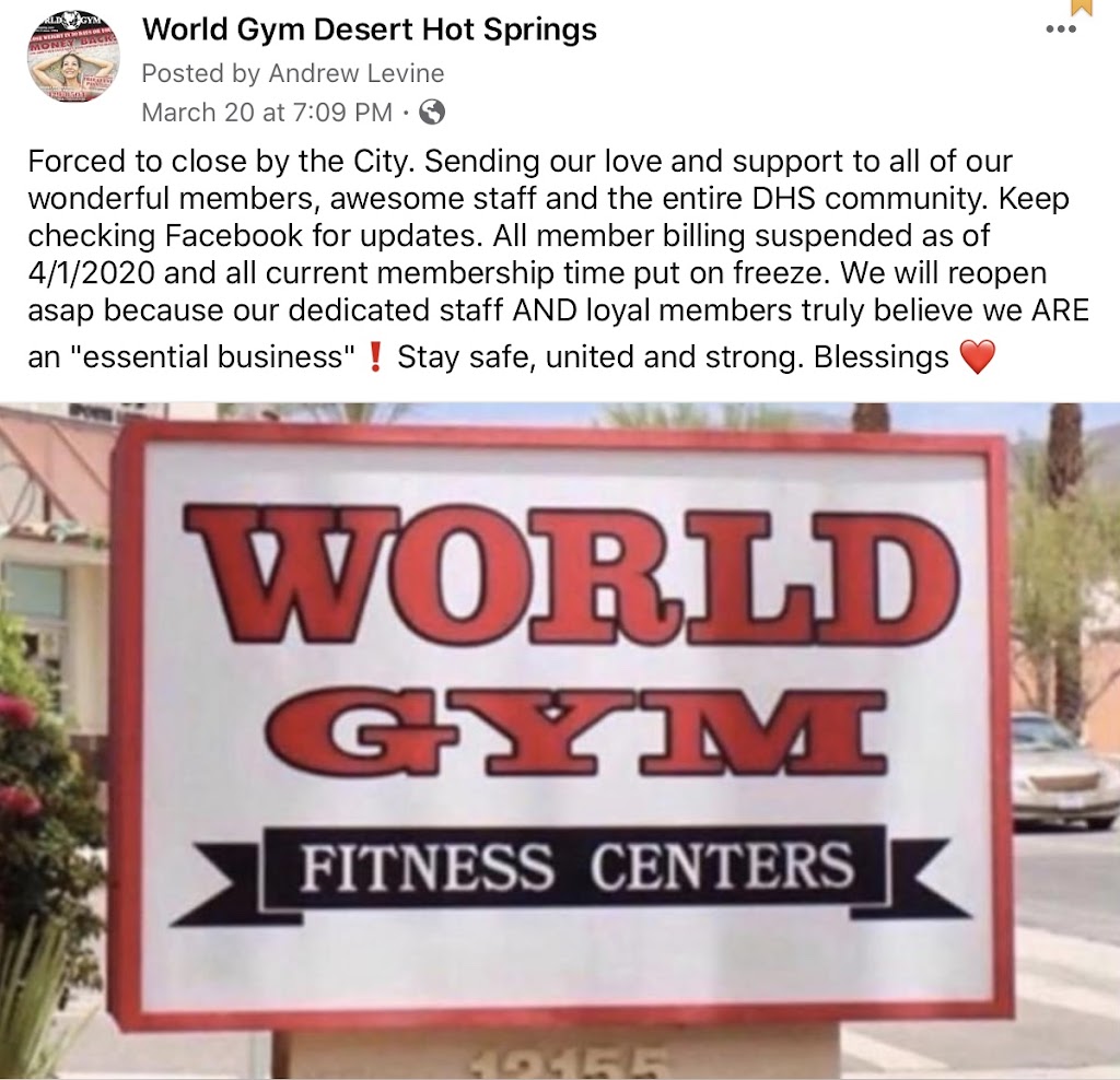  World Gym - Desert Hot Springs