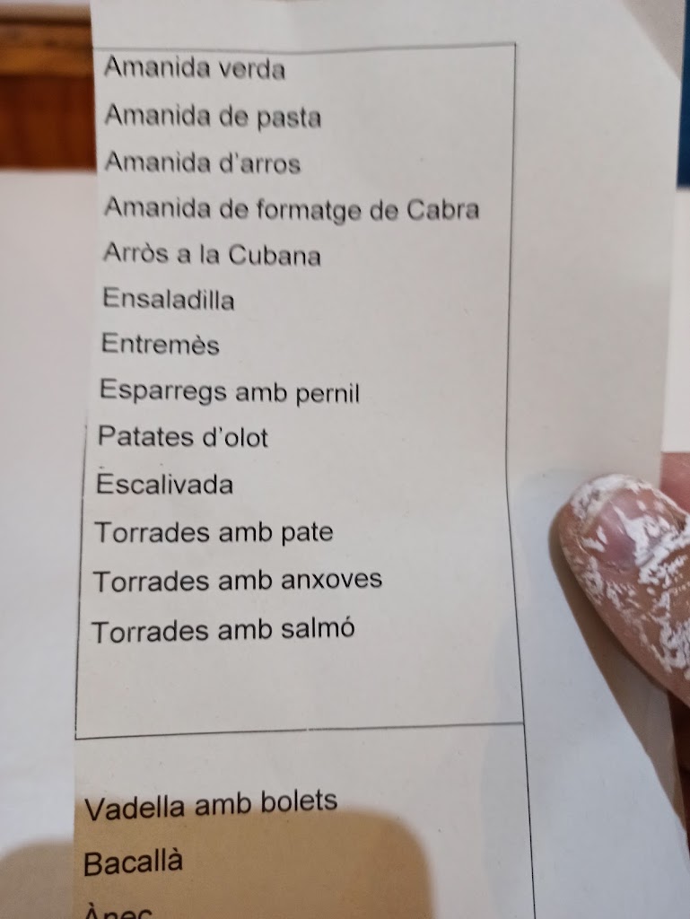 Cerveseria - Restaurante - Xacoli — Carta