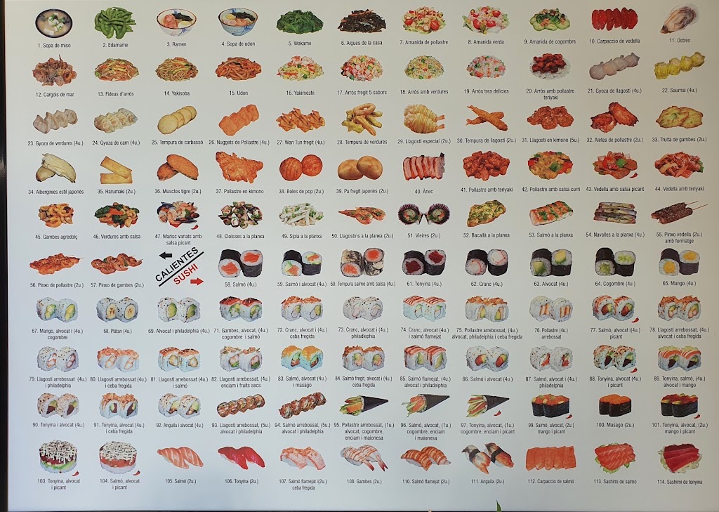 Restaurant Atarasii — Carta