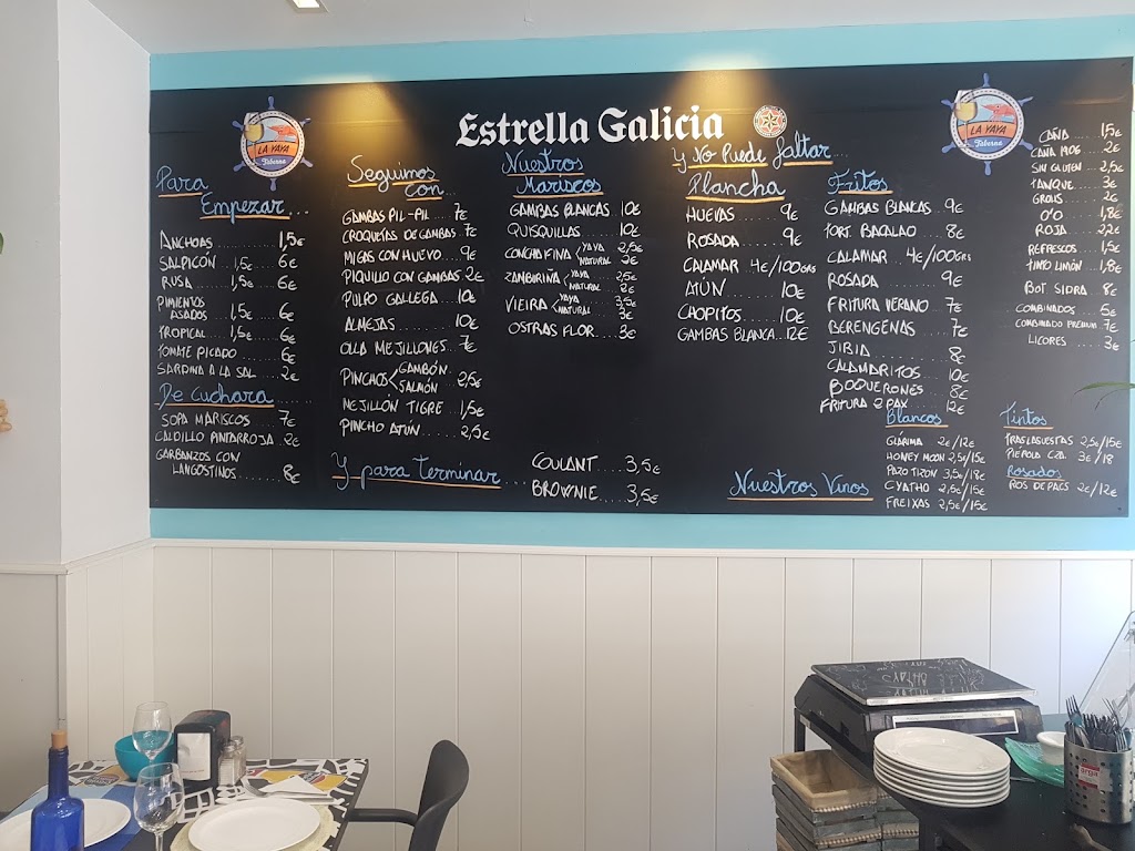 Taberna LA YAYA — Carta