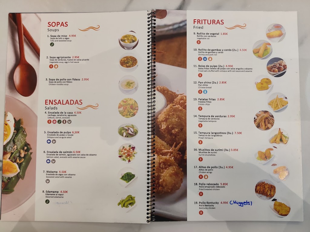Taste Restaurant Asiatic — Carta
