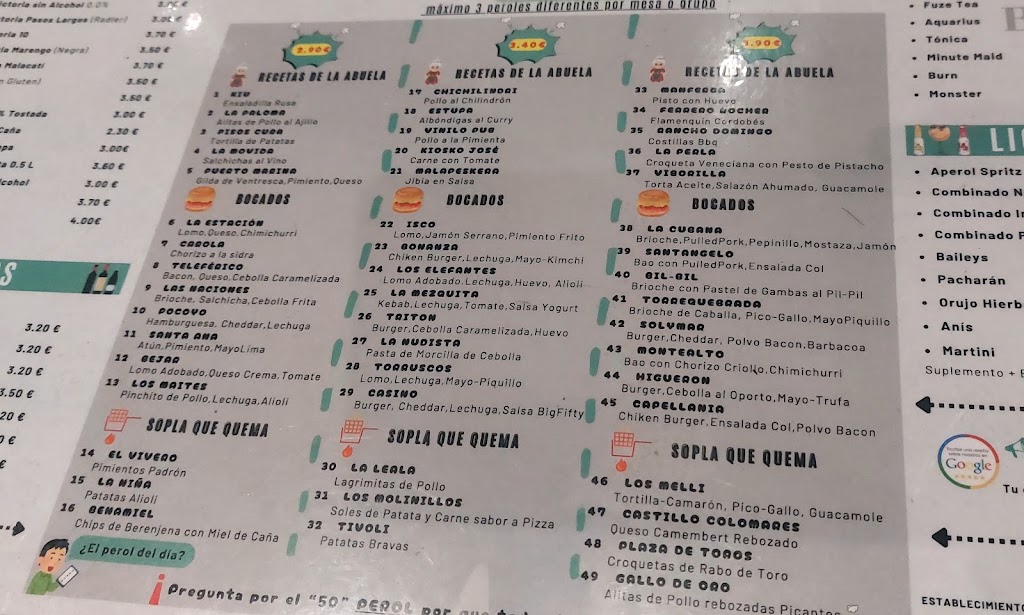 50 Peroles — Mas recientes