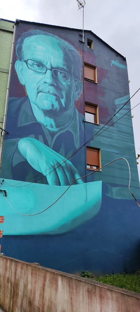 Mural dedicado a Agustin Fernandez Paz.