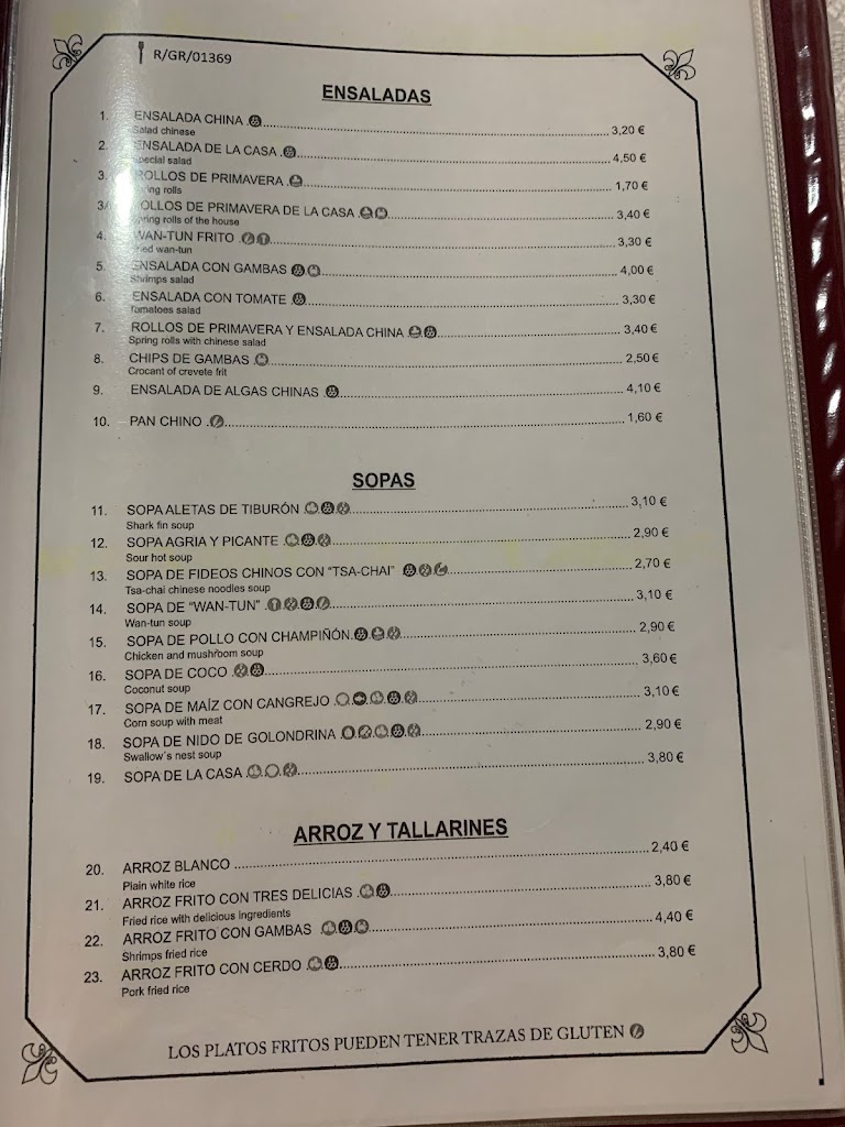 Gran Chen Tu — Carta