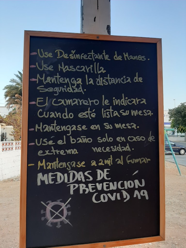 BAR-CAFETERIA PISTAS MADRIGUERES — Carta