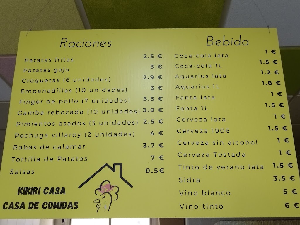 Kikiri Casa — Carta