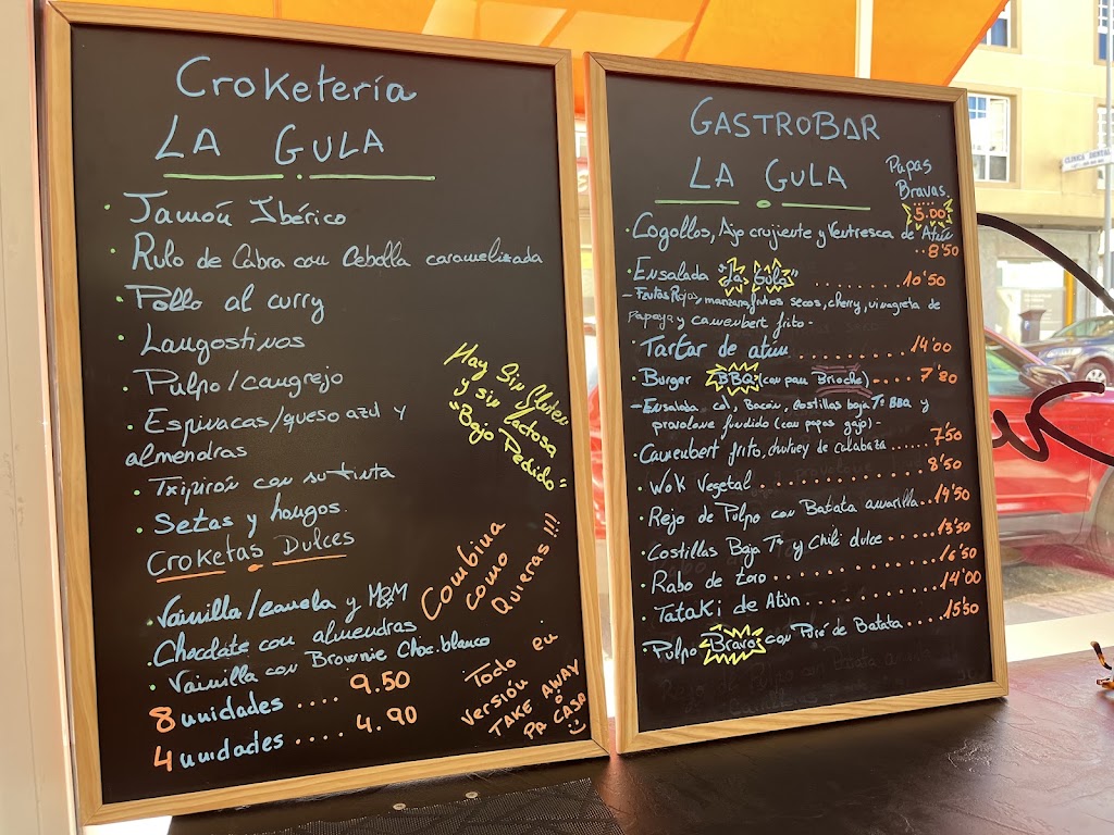 La Gula Croqueteria Gastrobar — Carta
