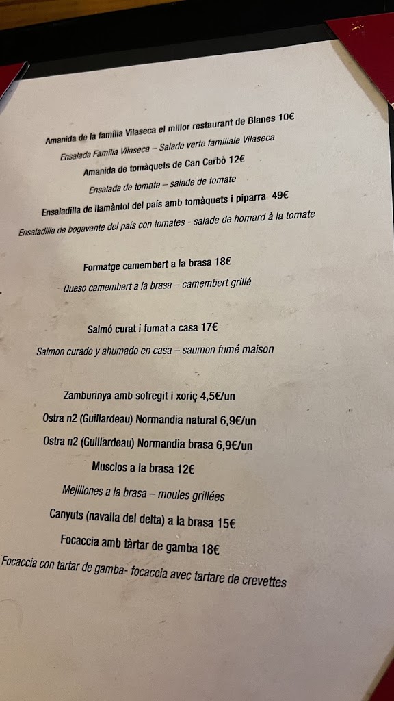 Cal Mut — Carta