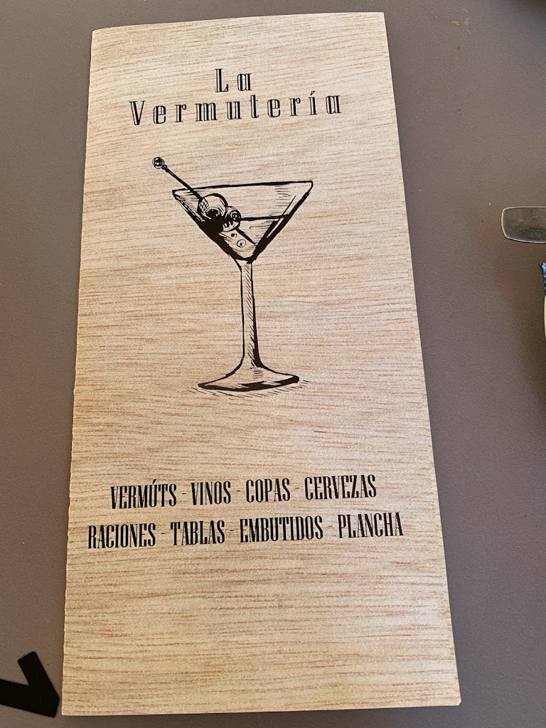 Restaurante La Vermuteria — Carta