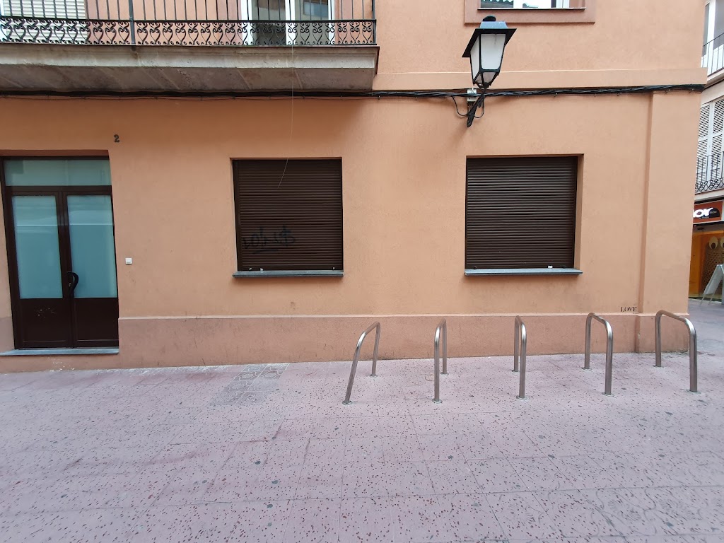 Aparcabicis a carrer Esglesia