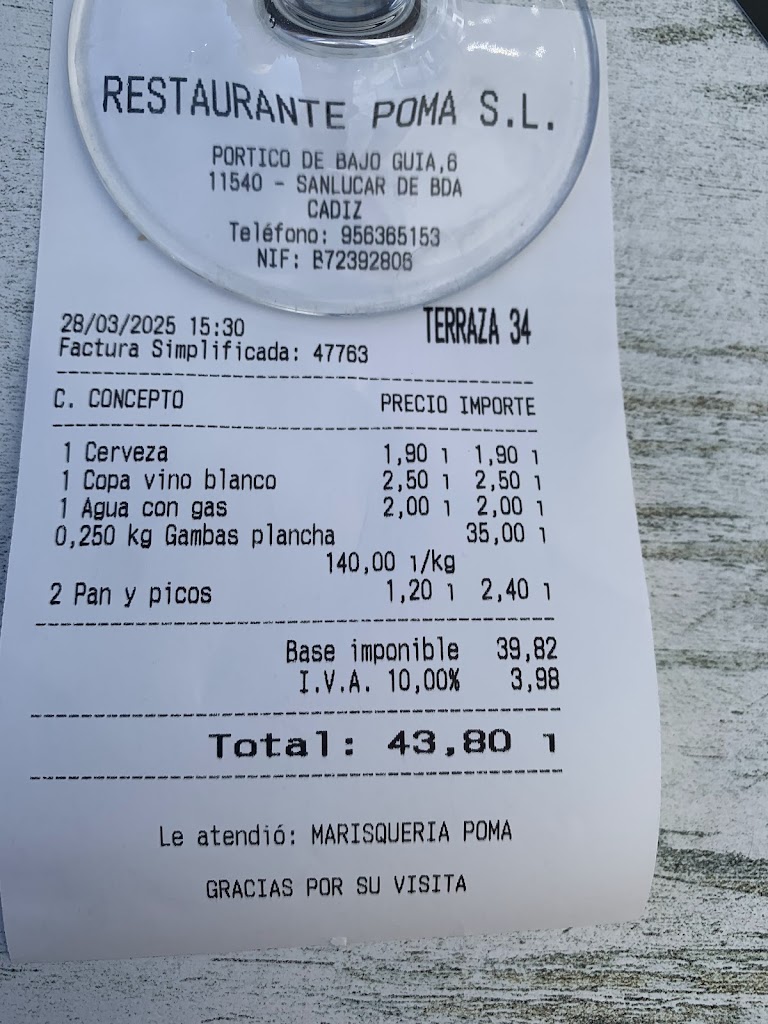 Restaurante Poma — Mas recientes