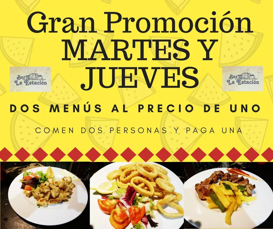 Bar La Estacion Don Benito — Carta