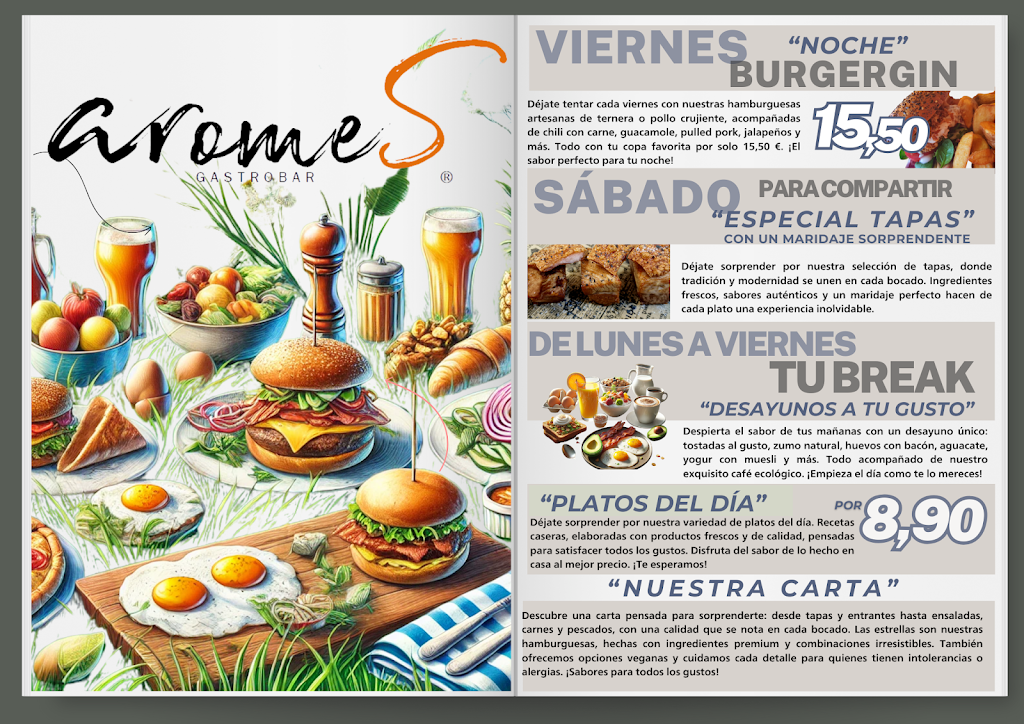 AROMES GASTROBAR — Carta