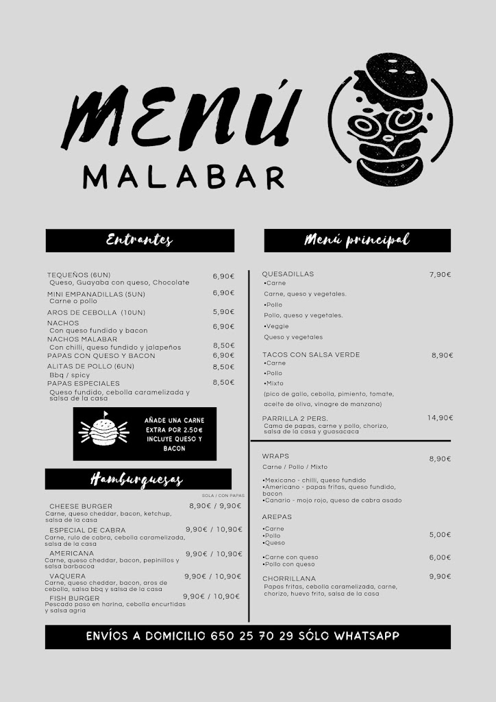 MALABAR — Carta