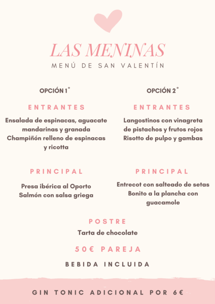 Restaurante Las Meninas — Carta
