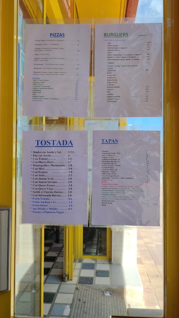 Bar Gofres Manneken Pis — Carta