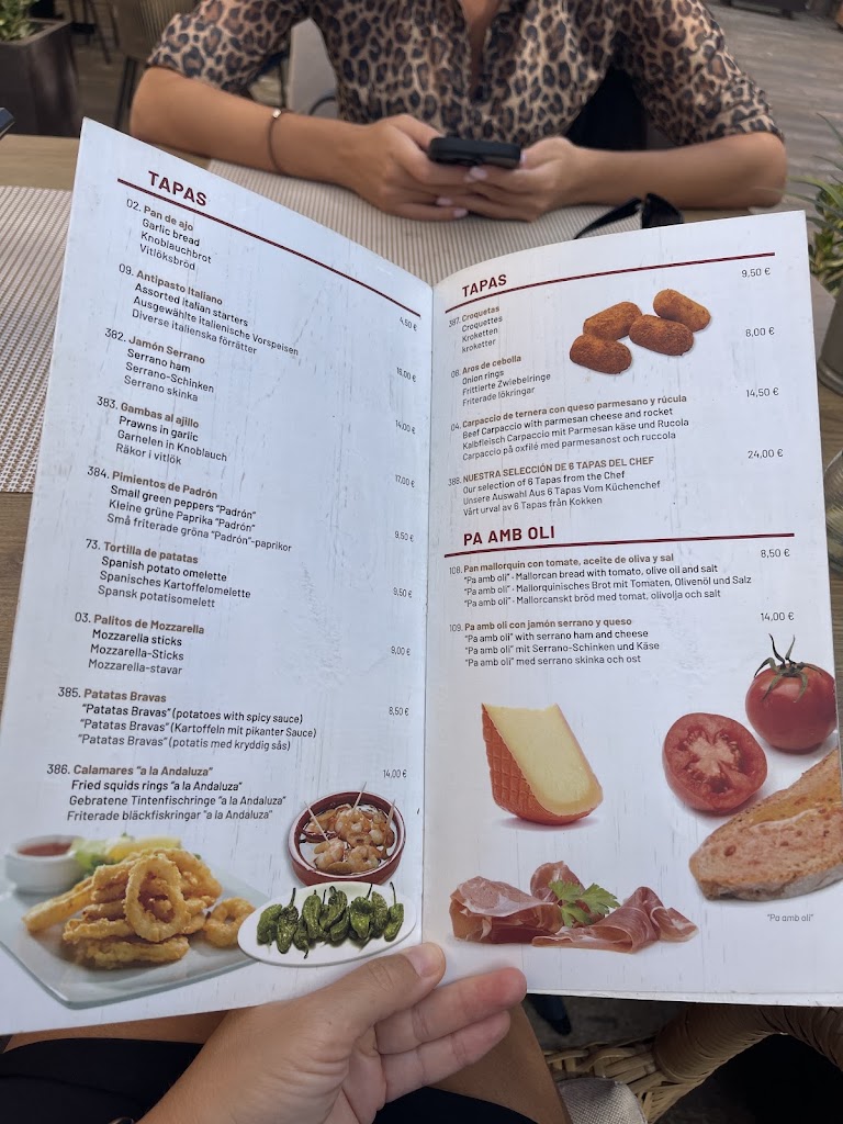 Sa Placa Restaurant — Carta