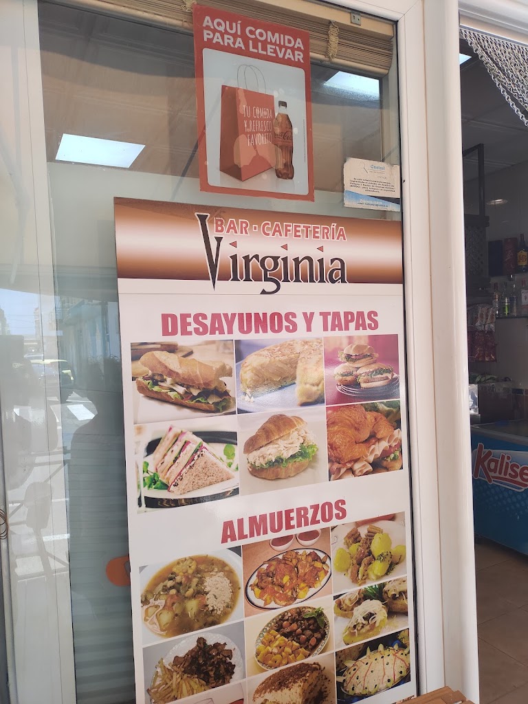 Bar Cafeteria Virginia — Carta