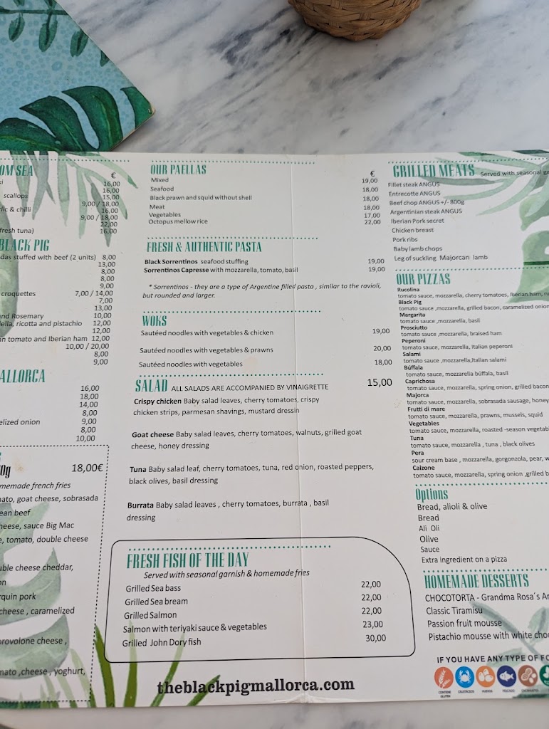 THE BLACK PIG — Carta