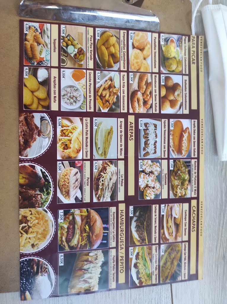 Cafe Colao — Carta