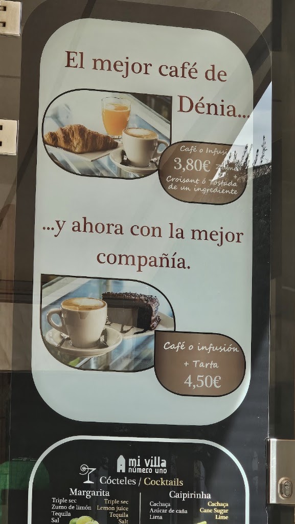 Mi villa numero uno — Carta