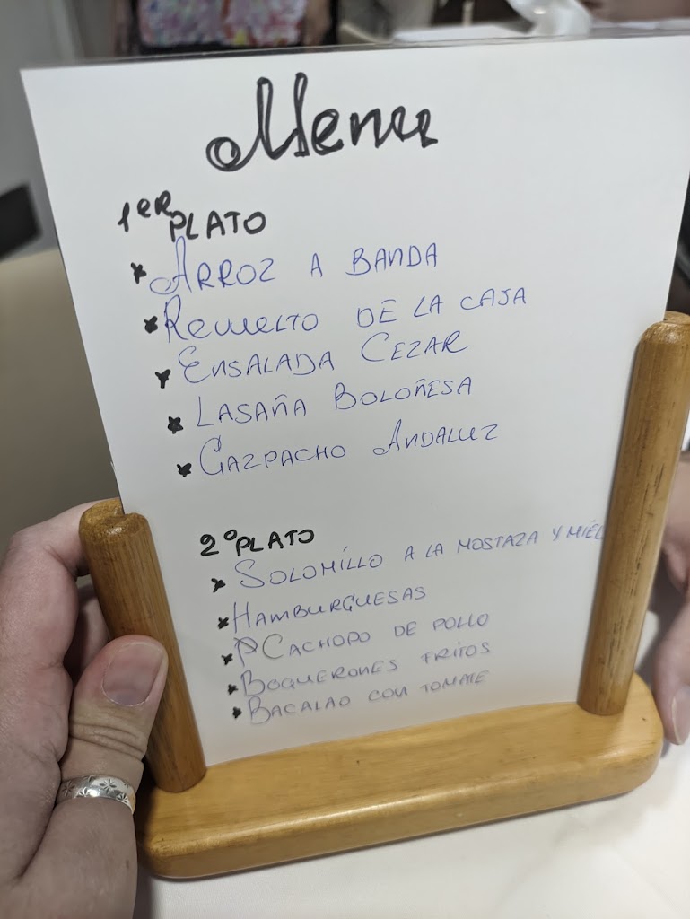 Mariela Gastro-Bar — Carta