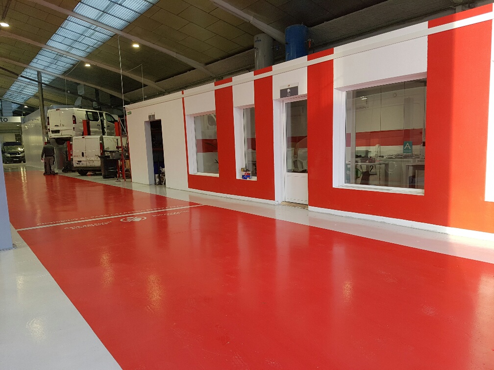 Inniauto Taller de Chapa y Pintura — Interior