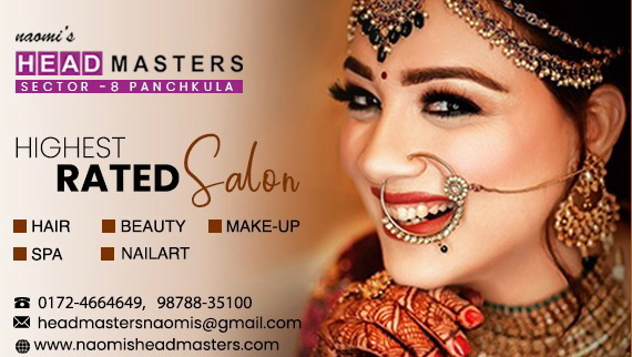 Naomi S Headmasters Best Salon In Panchkula Bridal Makeup Artist In Panchkula Balayage Nail Art Salon
