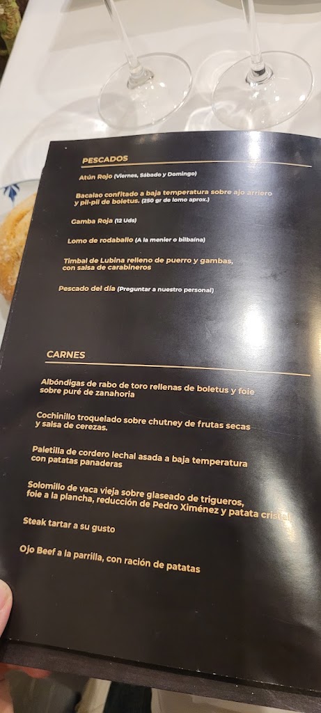 Restaurante la Sidreria — Carta