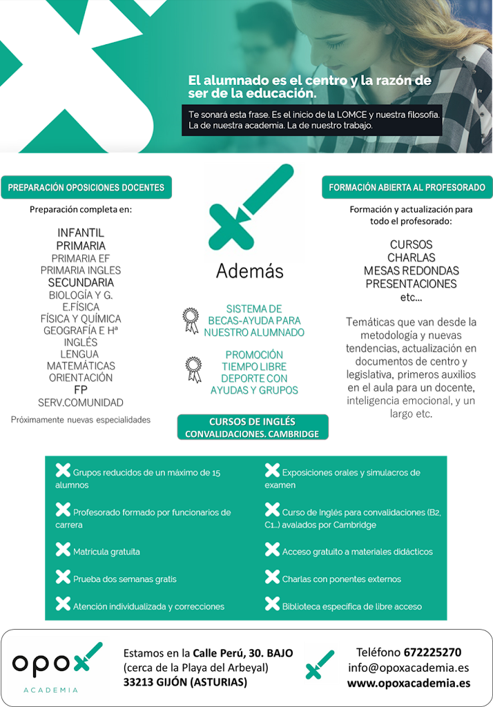 Academia OPOX Gijon — Del propietario