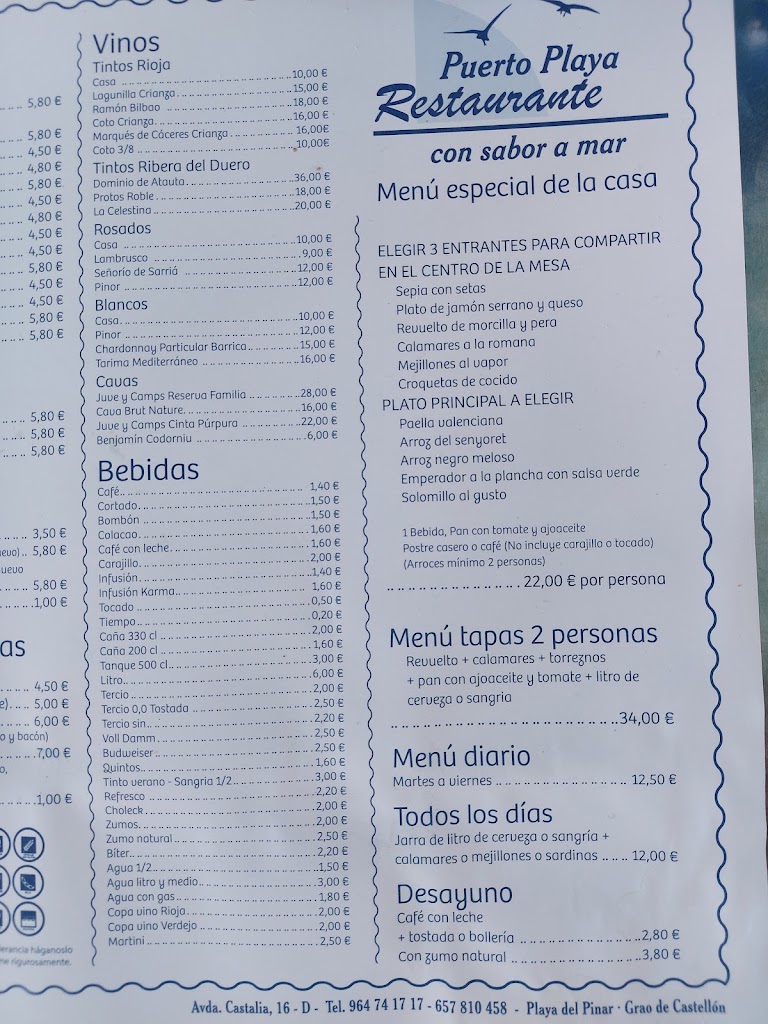 Puerto Playa — Carta