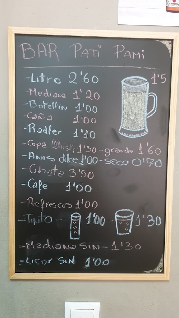 Bar Pati Pami — Carta