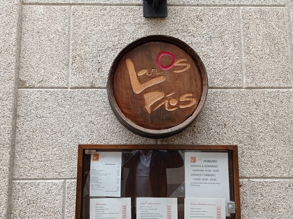 Restaurante LarOs Pios — Carta