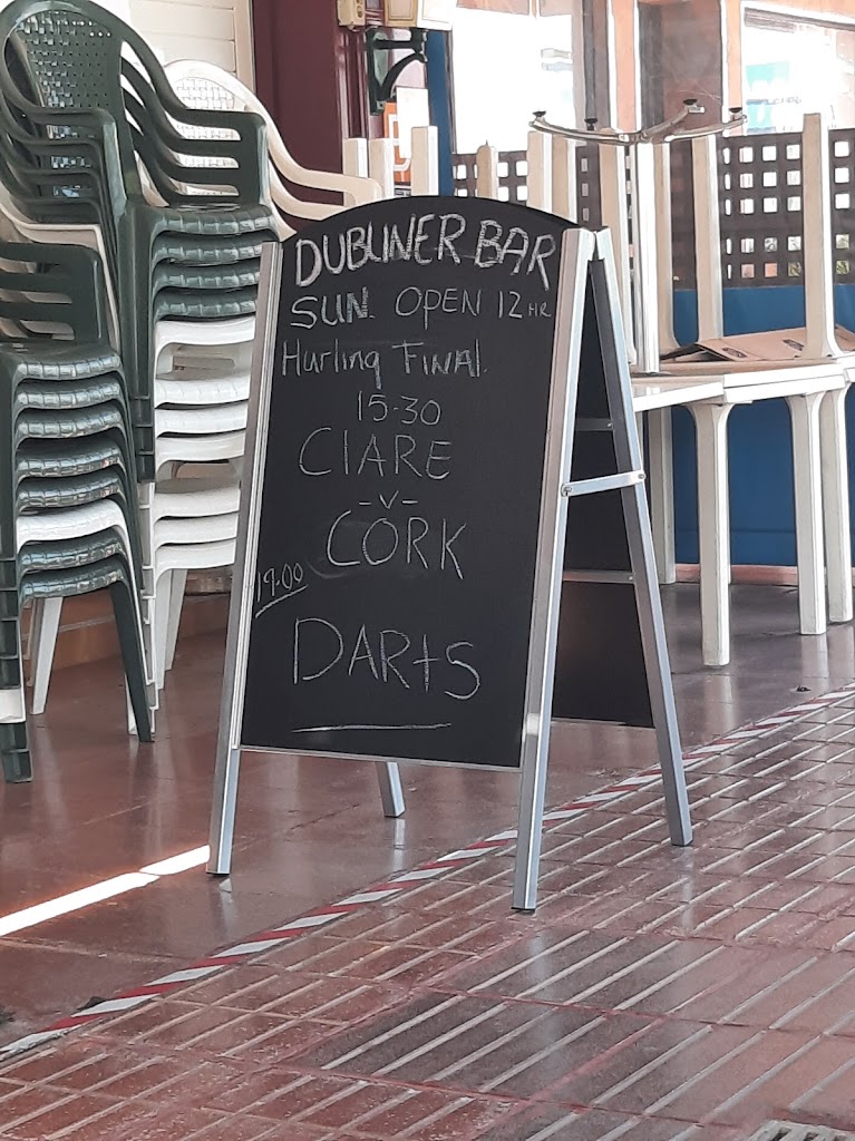 Dubliner Irish bar — Carta