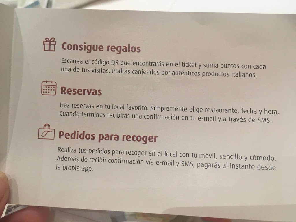 Restaurante La Tagliatella | Roquetas de Mar — Carta
