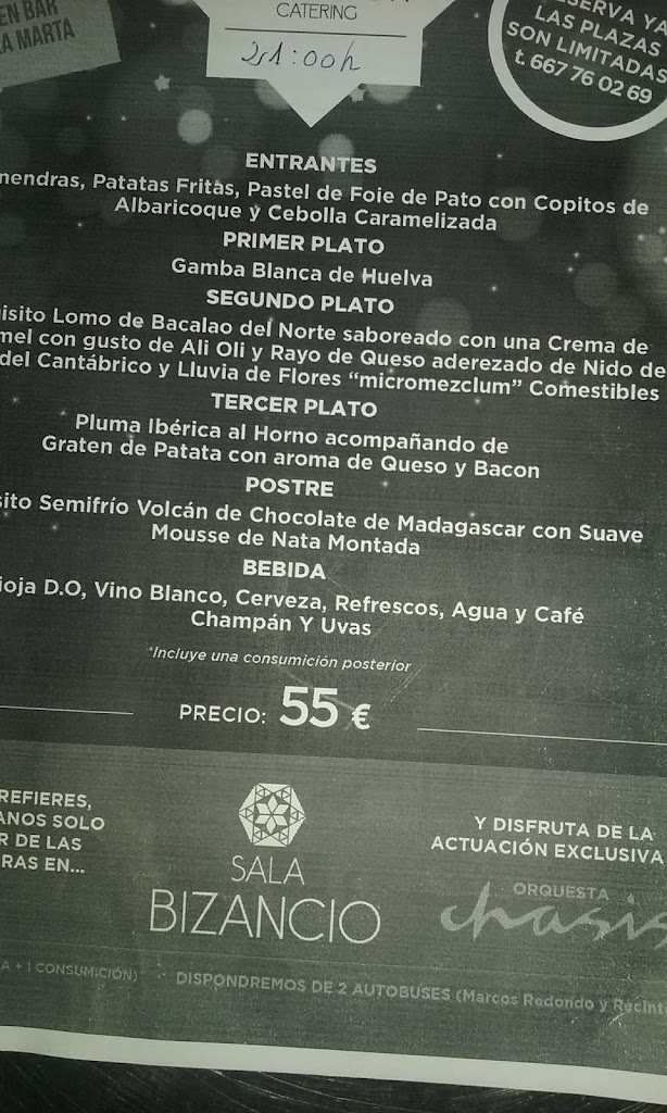 Bar la Marta — Carta